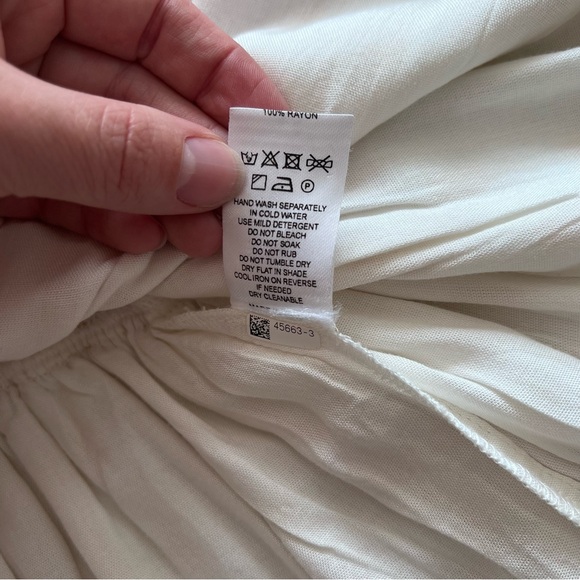 Suboo mae‎ shirred mini dress in ivory & gold - Picture 7 of 8